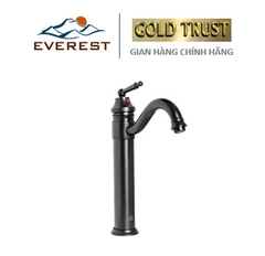 Vòi Lavabo Cao Đồng Đen EVEREST EV-VĐ30