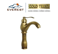 Vòi nước (vòi lavabo) cao bằng đồng EV-3001