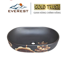 Lavabo Sứ Mỹ Thuật EVEREST EV-CĐ34