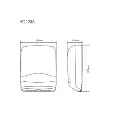 Hộp giấy nhựa ABS ATMOR model: AT1123A
