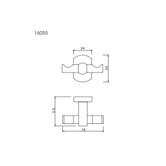 Móc áo ATMOR model: 16055