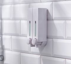 Hộp Nhấn Xà Phòng 2 Hộc Nhựa ABS Atmor Model: DH-725-2W