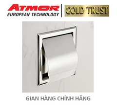 Trục giấy vệ sinh âm inox SUS 304 ATMOR Model: 8086