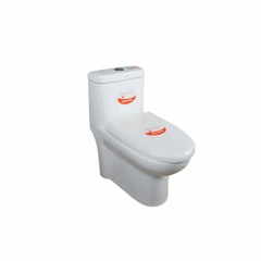 Bồn Cầu 1 khối ATMOR AT-541 nắp êm, xả nhấn