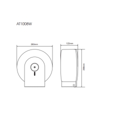 Hộp giấy nhựa ABS ATMOR model: AT1008W