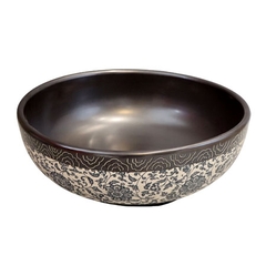 Lavabo Sứ Hoa Văn EVEREST EV-CĐ03