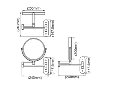 Kiếng treo tường MOEN Model: ACC0415