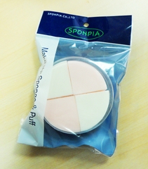 HỘP BÔNG PHẤN 4 MIẾNG (SPONIA)