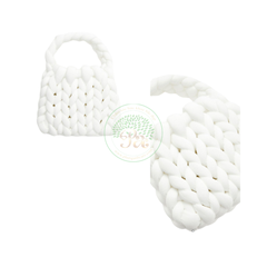 Túi len dày F21 màu trắng