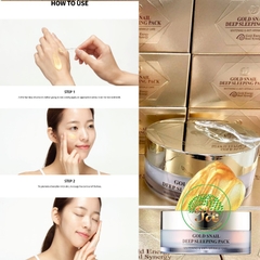 Đắp mặt nạ ngủ Gold Snail