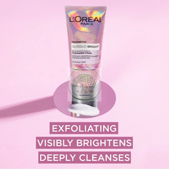 Sữa Rửa Mặt Trắng Da Loreal glycolic bright 100ml