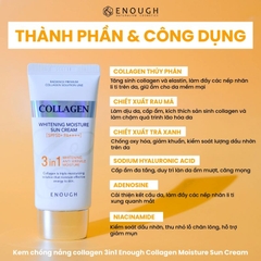Kem chống nắng Enough collagen 3in1 spf 50