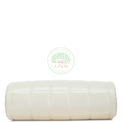 Túi dây kéo xéo màu trắng kem