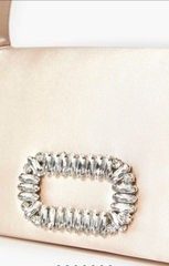 Túi đính xoàn f21 màu vàng be