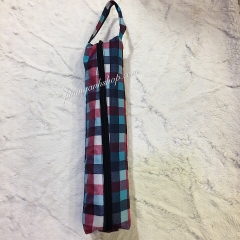 Dù xếp tự động có bông và caro K375