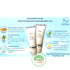 Sữa rửa mặt cát Beaumore hạt mơ