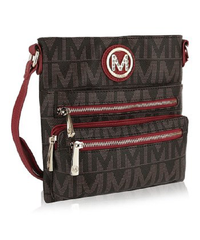 Túi đeo chéo nhiều ngăn da MKF Mia K. Farrow 100% AUTHENTIC NHẬP TỪ USA