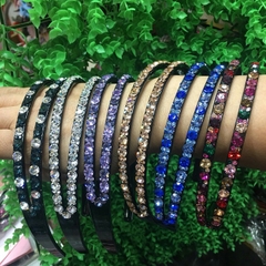 Cài băng đô xoàn màu pha lê