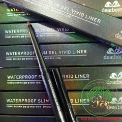 Chì kẻ mí mắt dearberry Waterproof Slim Gel Vivid Liner không trôi
