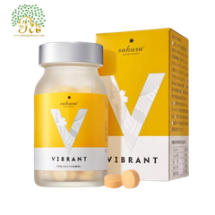 Viên uống tăng cường sức khỏe sakura VIBRANT C - oyster extract 120 viên