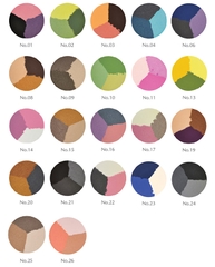 Màu mắt mira MIRA tricolor eyeshadow. 