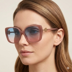 Kính mắt gọng nâu tròng xanh from usa