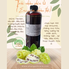 Trái Nhàu chín ủ ( Enzym nhàu thô)