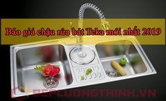 Báo giá chậu rửa bát Teka mới nhất 2019