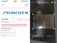 Check Code, kiểm tra xuất xứ bếp từ Munchen chính xác