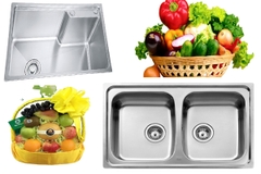 Nên dùng chậu rửa bát 1 hố hay 2 hố.