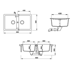 CHẬU ĐÁ HAFELE GALBA HS-GD8650 570.36.500