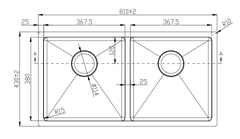 Chậu rửa bát Konox KN8143DUB