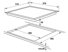 Bếp từ hafele HC-I604C