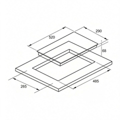 Bếp từ Munchen Domino FLEX011 chính hãng