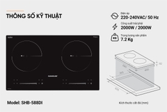 Bếp từ Sunhouse SHB-588DI hàng chính hãng