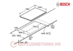 Bếp Từ Đôi Bosch PPI82560MS