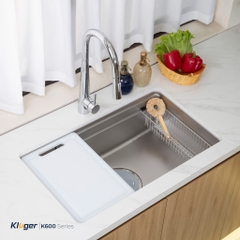 Chậu rửa bát 1 hố Kluger KG7644FS Plus