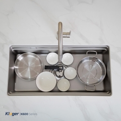Chậu rửa bát 1 hố Kluger KG8644FS Basic