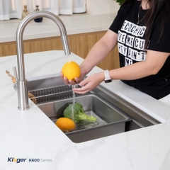 Chậu rửa bát 1 hố Kluger KG8644FS Plus
