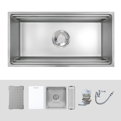 Chậu rửa bát 1 hố Kluger KG8644FS Plus