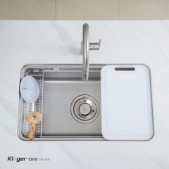 Chậu rửa bát 1 hố Kluger KO7847FS Plus