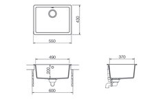 CHẬU RỬA BÁT HAFELE GALBA HS-GS5543 570.35.330