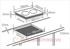 Bếp từ Chefs EH DIH890