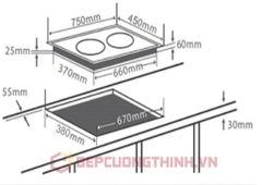 Bếp từ Chefs EH DIH330
