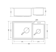 Chậu rửa bát Malloca MS 8801