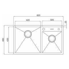 Chậu rửa bát Munchen MBS4882-S01