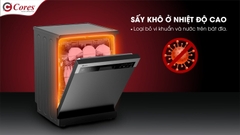 Máy rửa bát Cores BE 14FB21 màu đen