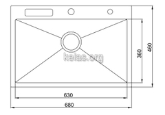 Chậu rửa bát Kelas K 6846