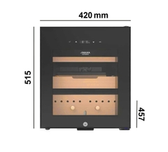 Tủ Cigar Munchen MCG45L chứa 250 điếu
