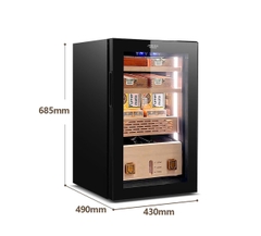Tủ Cigar Munchen MCG68L chứa 300 điếu